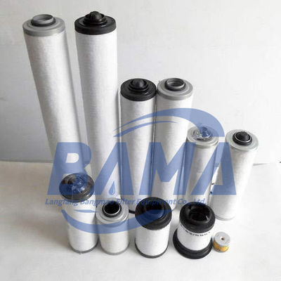 Eficiencia del filtro del 99% Filtro de escape alternativo 0532000304 para la eliminación de aceite de la bomba de vacío