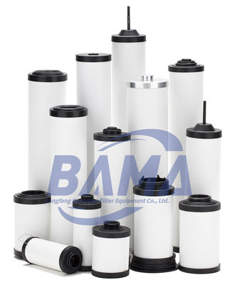 Eficiencia del filtro del 99% Filtro de escape alternativo 0532000304 para la eliminación de aceite de la bomba de vacío