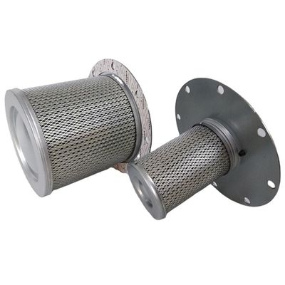 Elemento de filtro de separación de aceite de aire de fibra de vidrio 02250100-755 para la inspección de salida por vídeo