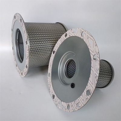 Elemento de filtro de separación de aceite de aire de fibra de vidrio 02250100-755 para la inspección de salida por vídeo