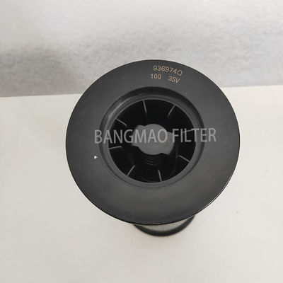 Filtro hidráulico de sustitución de fibra de vidrio Parker 936974Q para excavadora industrial