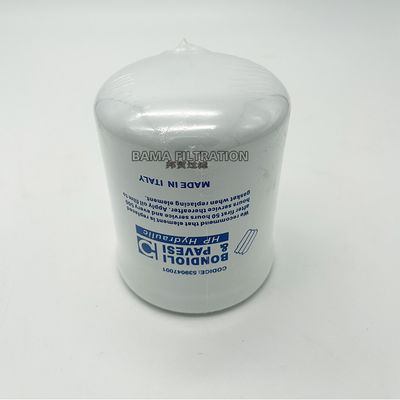Elementos hidráulicos de filtro de aceite de fibra de vidrio 539047001 para equipos de construcción