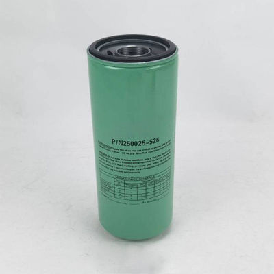 12 bar Presión máxima de funcionamiento Elemento de filtro de aceite de tornillo P171618 para talleres de materiales de construcción