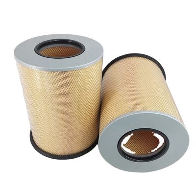Elemento de filtro de aire resistente BAMA 8149064 para maquinaria pesada Componentes centrales Fibra de vidrio