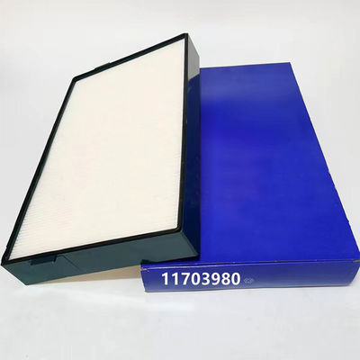 Filtro de aire de placa y marco 11703980 para la unidad de aire acondicionado de la excavadora 0.7 kg