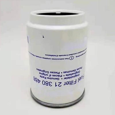 Excavadora Separador de aceite y agua Elemento de filtro 21380488 con componentes del núcleo de fibra de vidrio