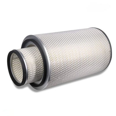 Fibra de vidrio piezas de maquinaria de construcción generador conjunto de filtro de aire elemento AF25268