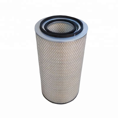 Fibra de vidrio piezas de maquinaria de construcción generador conjunto de filtro de aire elemento AF25268