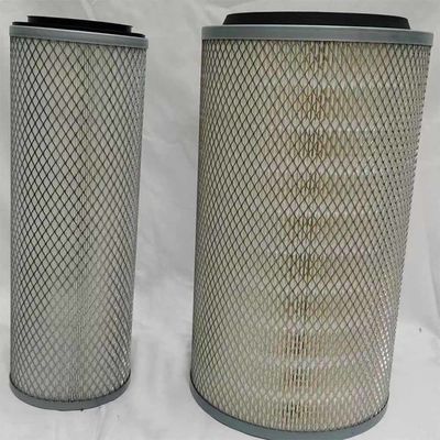 Fibra de vidrio piezas de maquinaria de construcción generador conjunto de filtro de aire elemento AF25268