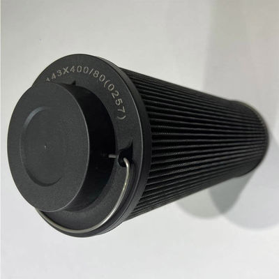 Componentes del núcleo de fibra de vidrio Filtro plegable de acero inoxidable para aceite hidráulico LXY-143400/80