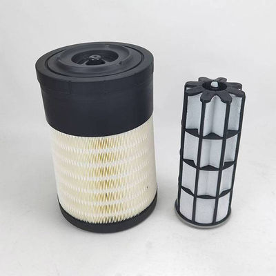 Componentes del núcleo de fibra de vidrio Elemento de filtro de aire P626096 350.7mm Alturas para filtración