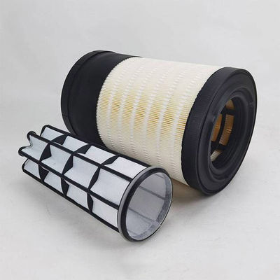 Componentes del núcleo de fibra de vidrio Elemento de filtro de aire P626096 350.7mm Alturas para filtración