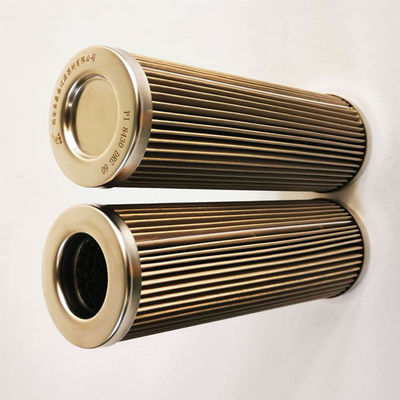 Filtro de presión para excavadora de malla de alambre PI8430DRG60 con componentes de núcleo de fibra de vidrio