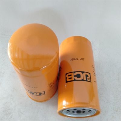 Componentes del núcleo de fibra de vidrio Elemento de filtro de aceite 581/18096 para filtración de aceite de excavadora