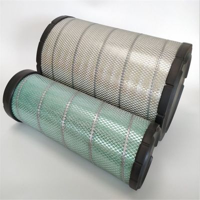 Elemento de filtro de aire de excavadora de diámetro exterior de 186 mm 11110283 para la industria minera de energía