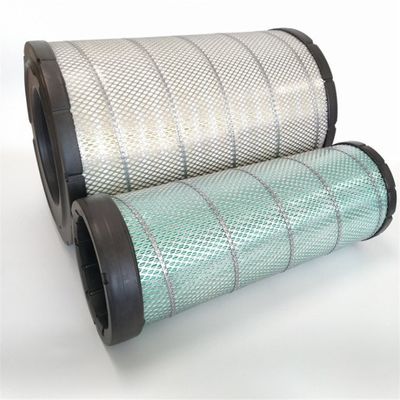 Elemento de filtro de aire de excavadora de diámetro exterior de 186 mm 11110283 para la industria minera de energía