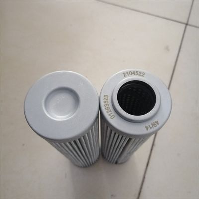 Maquinaria de ingeniería Elemento de filtro de piloto hidráulico 2104522 con material de sellado NBR