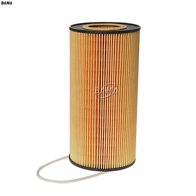 Partes de tractor Elemento de filtro de aceite E89HD213 con condición y componentes de núcleo de fibra de vidrio