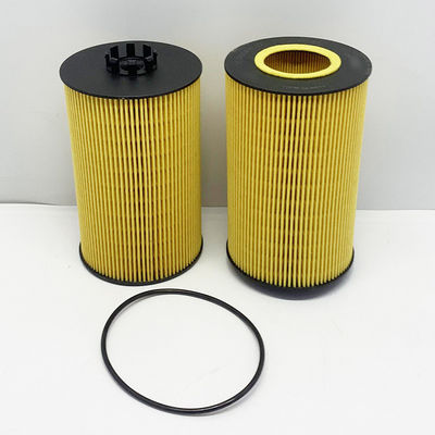 Componentes del núcleo de fibra de vidrio Filtro de aceite de camión de suministro 51.05504-0122 para filtración de aceite