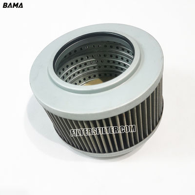 TLX235B Elemento de filtro de succión de aceite hidráulico de excavadora con componentes de núcleo de fibra de vidrio