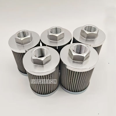 Componentes del núcleo de fibra de vidrio de la tienda de alimentos Elemento de filtro de succión de aceite para equipos industriales STR0702SG1M90P01
