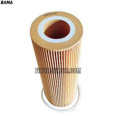 Filtro de aceite de camión 2022275 con 1 kg de peso en dirección de flujo exterior a interior