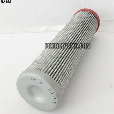 Elemento de filtro de presión de filtración de aceite de maquinaria de ingeniería 300106 con sellos NBR