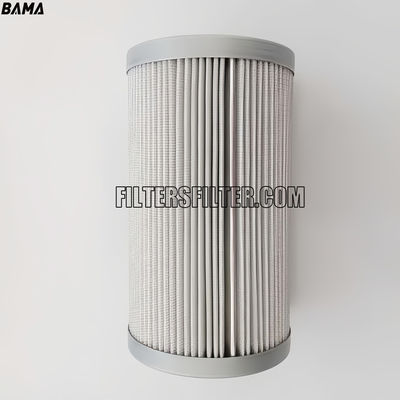 00109512 Elemento de filtro de presión de excavadora con sellos NBR y medio de filtro de fibra de vidrio
