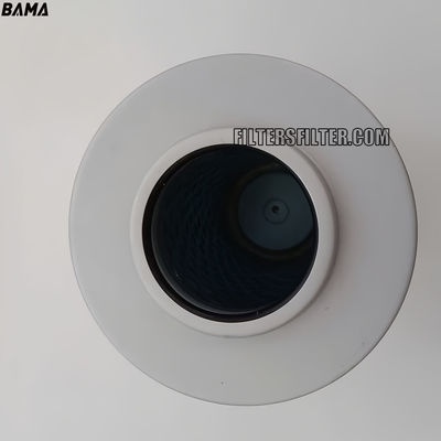 00109512 Elemento de filtro de presión de excavadora con sellos NBR y medio de filtro de fibra de vidrio